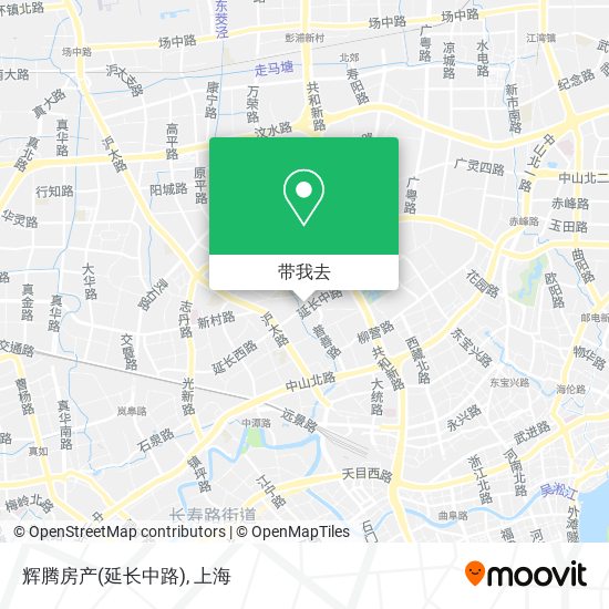 辉腾房产(延长中路)地图