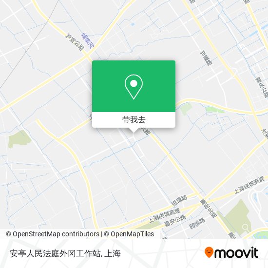 安亭人民法庭外冈工作站地图