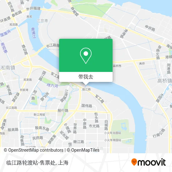 临江路轮渡站-售票处地图