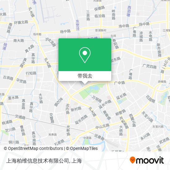 上海柏维信息技术有限公司地图