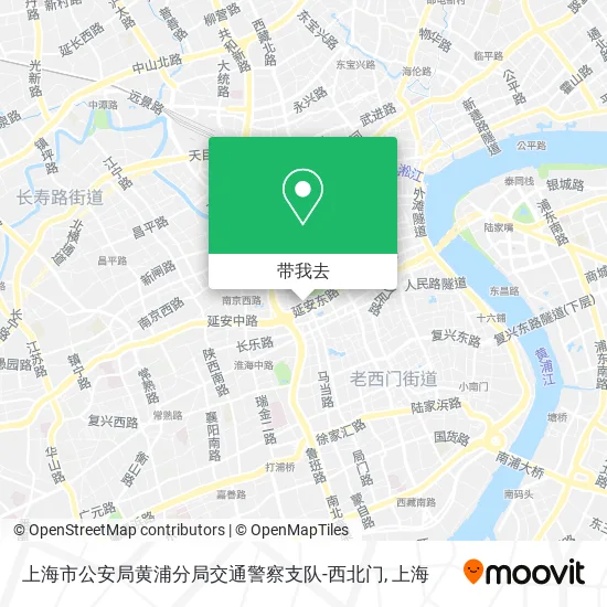 上海市公安局黄浦分局交通警察支队-西北门地图
