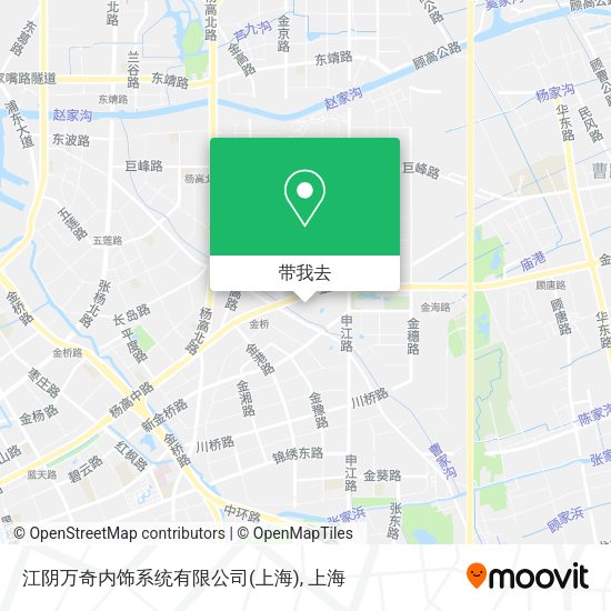 江阴万奇内饰系统有限公司(上海)地图