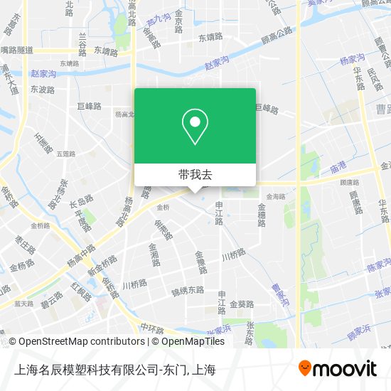 上海名辰模塑科技有限公司-东门地图