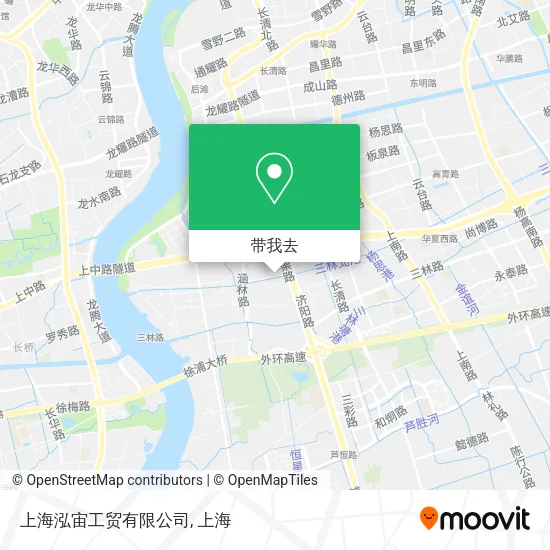 上海泓宙工贸有限公司地图