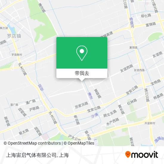 上海宙启气体有限公司地图
