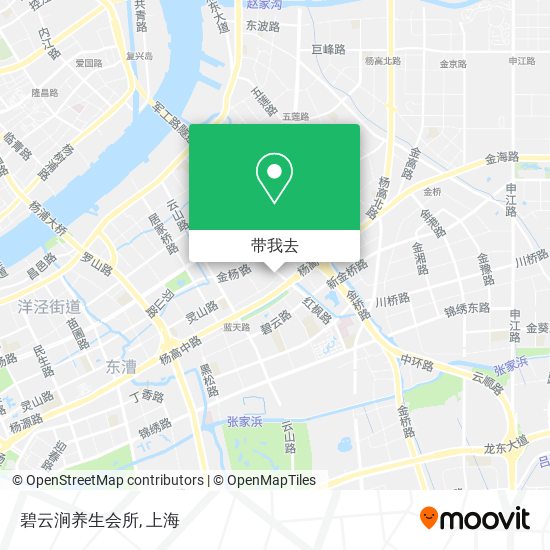 碧云涧养生会所地图