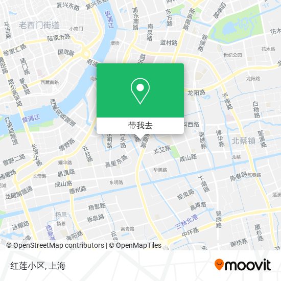 红莲小区地图