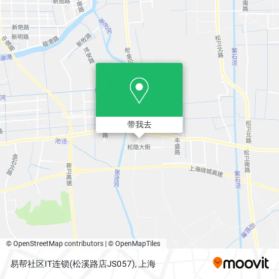 易帮社区IT连锁(松溪路店JS057)地图