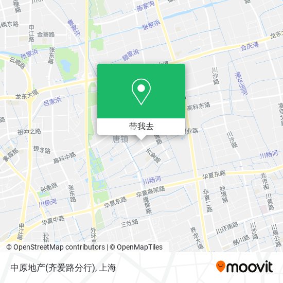 中原地产(齐爱路分行)地图