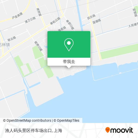 渔人码头景区停车场出口地图