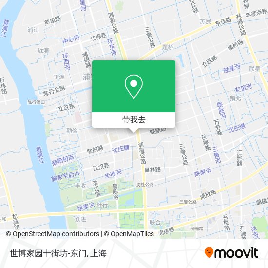 世博家园十街坊-东门地图
