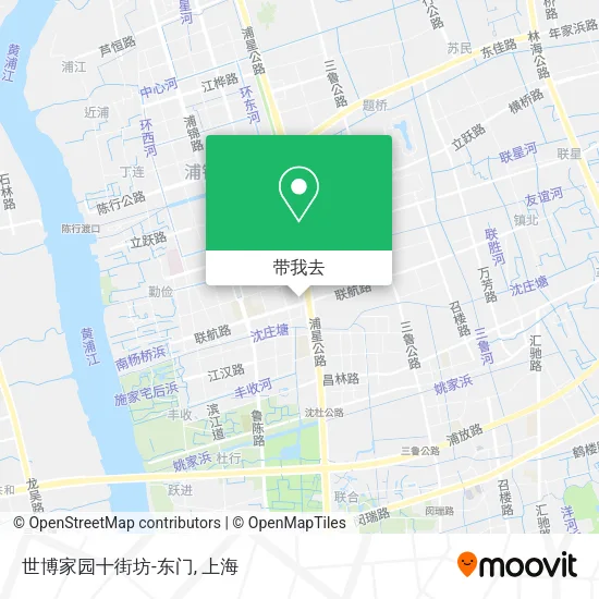 世博家园十街坊-东门地图