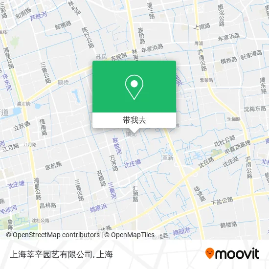 上海莘辛园艺有限公司地图