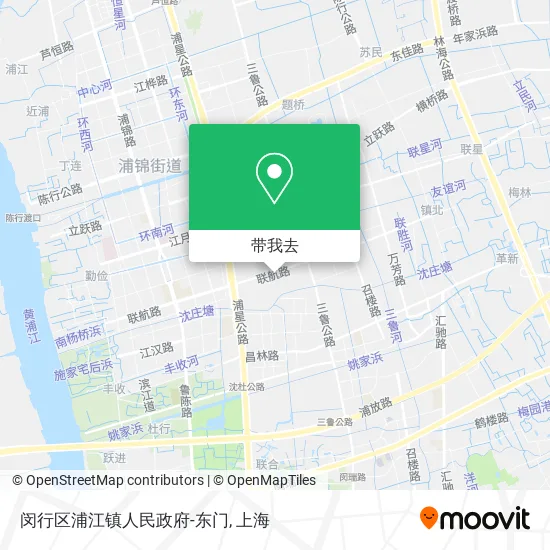闵行区浦江镇人民政府-东门地图