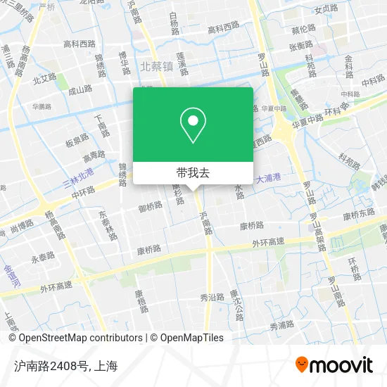 沪南路2408号地图