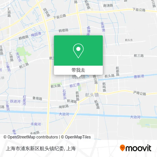 上海市浦东新区航头镇纪委地图