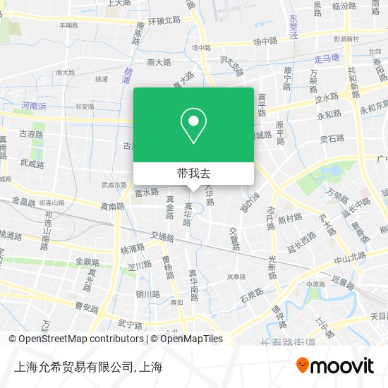 上海允希贸易有限公司地图
