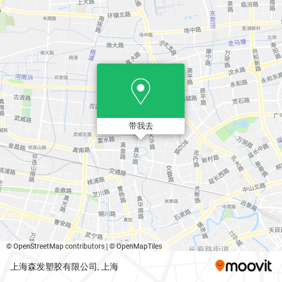 上海森发塑胶有限公司地图