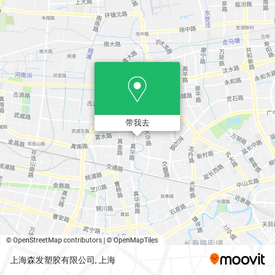 上海森发塑胶有限公司地图