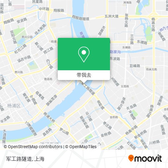 军工路隧道地图