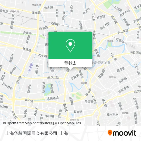 上海华赫国际展会有限公司地图
