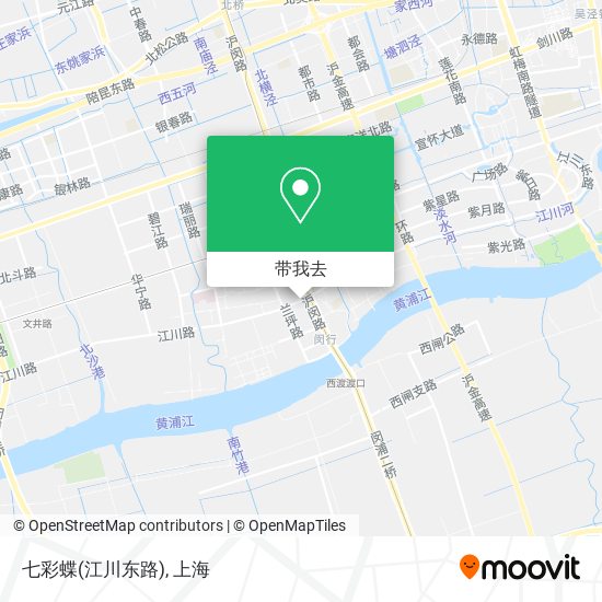 七彩蝶(江川东路)地图