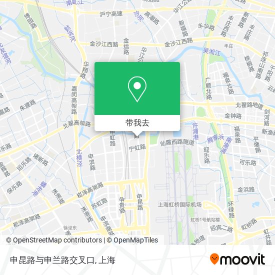 申昆路与申兰路交叉口地图