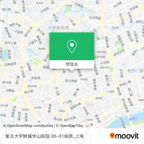 复旦大学附属华山医院-20~31病房地图