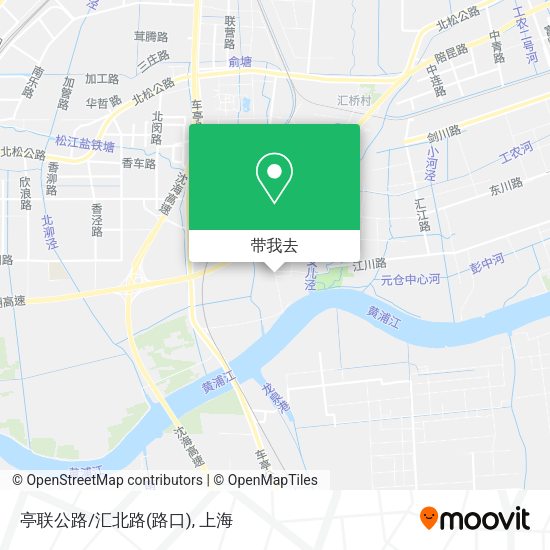 亭联公路/汇北路(路口)地图