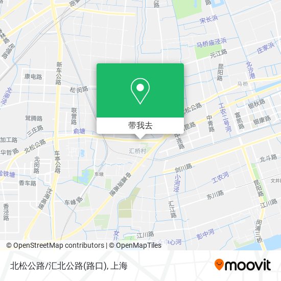 北松公路/汇北公路(路口)地图
