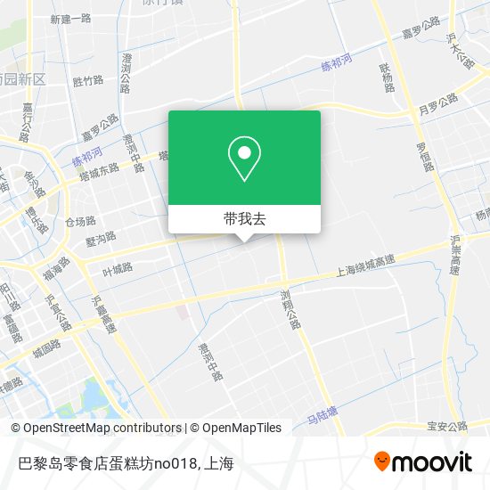 巴黎岛零食店蛋糕坊no018地图