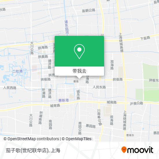 茄子歌(世纪联华店)地图