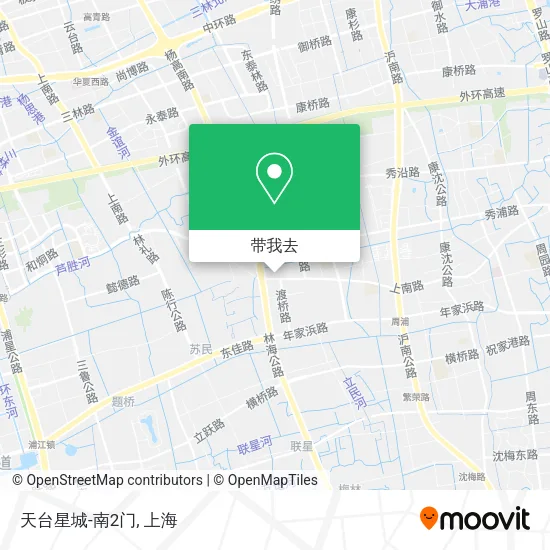 天台星城-南2门地图