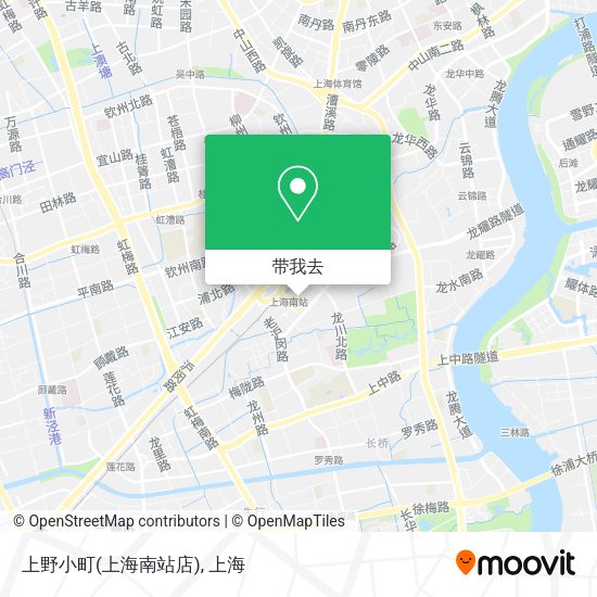 上野小町(上海南站店)地图