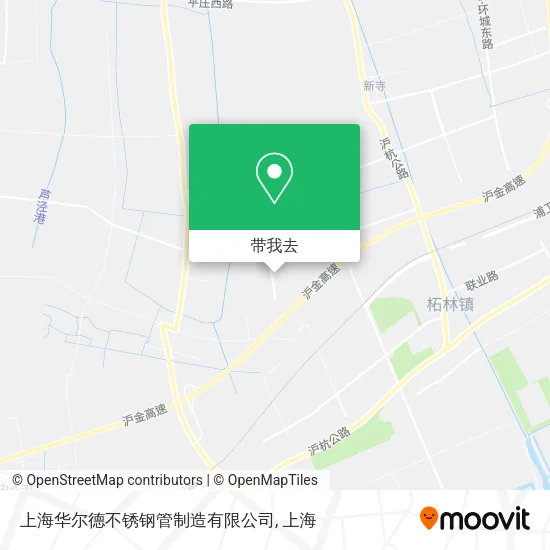 上海华尔德不锈钢管制造有限公司地图