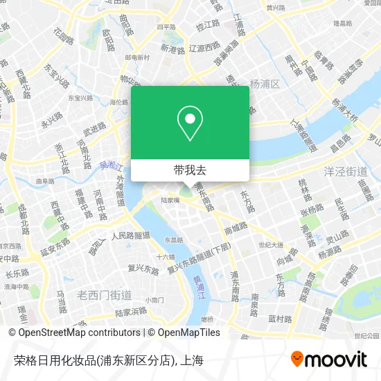 荣格日用化妆品(浦东新区分店)地图
