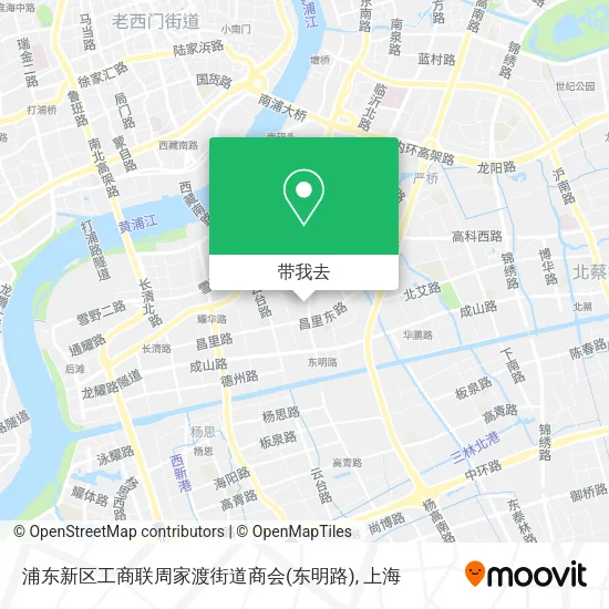 浦东新区工商联周家渡街道商会(东明路)地图