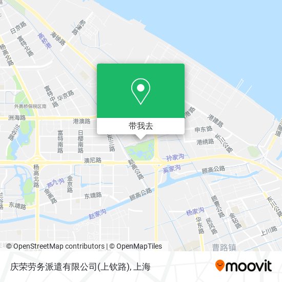 庆荣劳务派遣有限公司(上钦路)地图