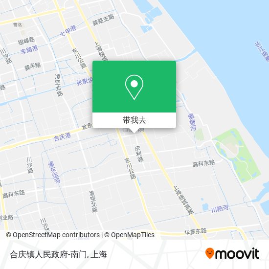 合庆镇人民政府-南门地图
