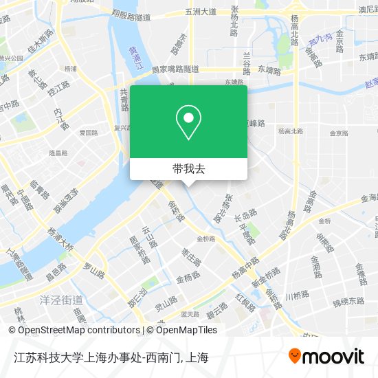 江苏科技大学上海办事处-西南门地图