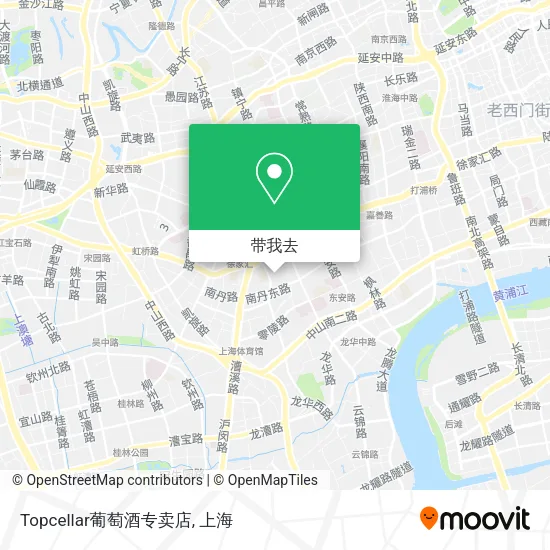 Topcellar葡萄酒专卖店地图