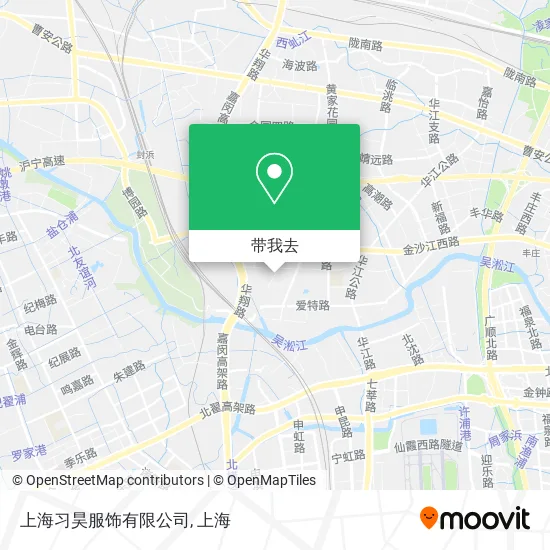 上海习昊服饰有限公司地图