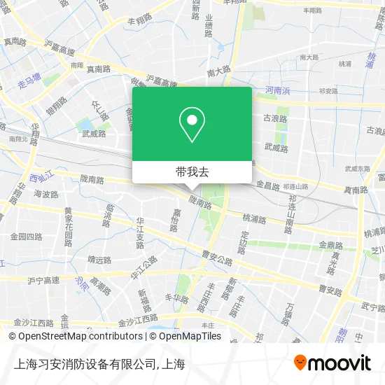 上海习安消防设备有限公司地图