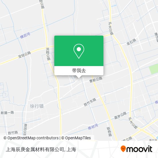 上海辰庚金属材料有限公司地图