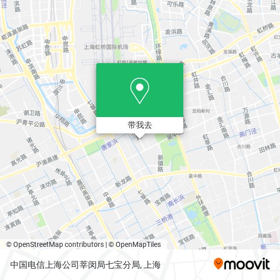 中国电信上海公司莘闵局七宝分局地图