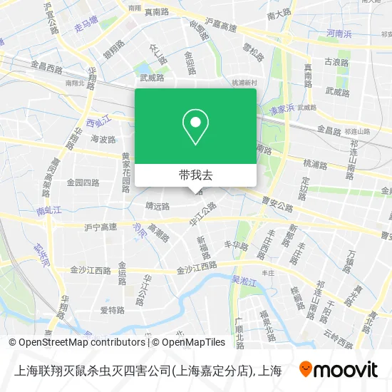 上海联翔灭鼠杀虫灭四害公司(上海嘉定分店)地图