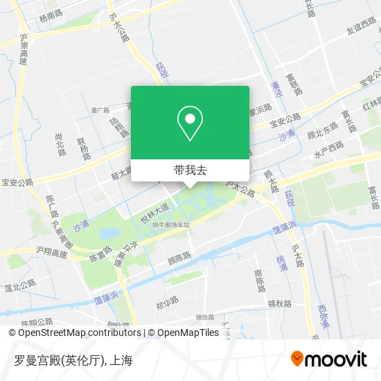 罗曼宫殿(英伦厅)地图