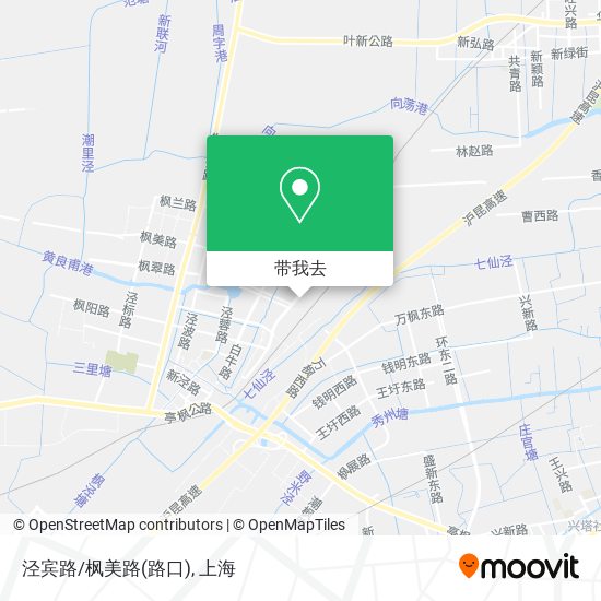 泾宾路/枫美路(路口)地图