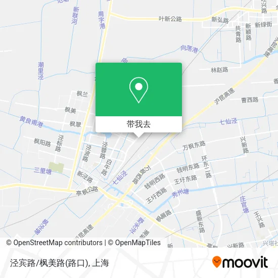 泾宾路/枫美路(路口)地图