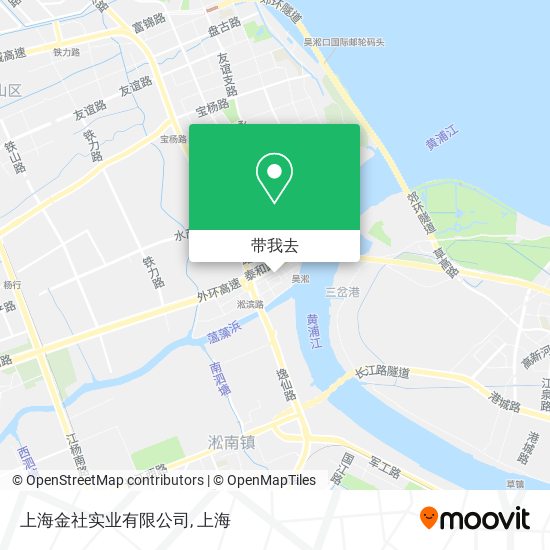 上海金社实业有限公司地图
